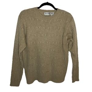 Vintage‎ Pierre Cardin Sweater Womens S Oversized Knit Cable Knit Fisherman